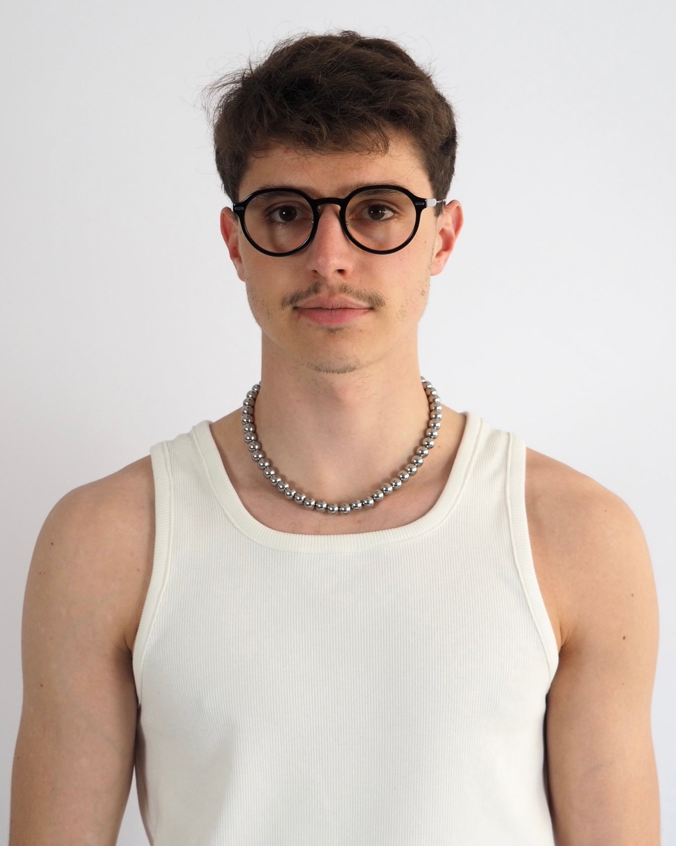 Silber Perlen Halskette