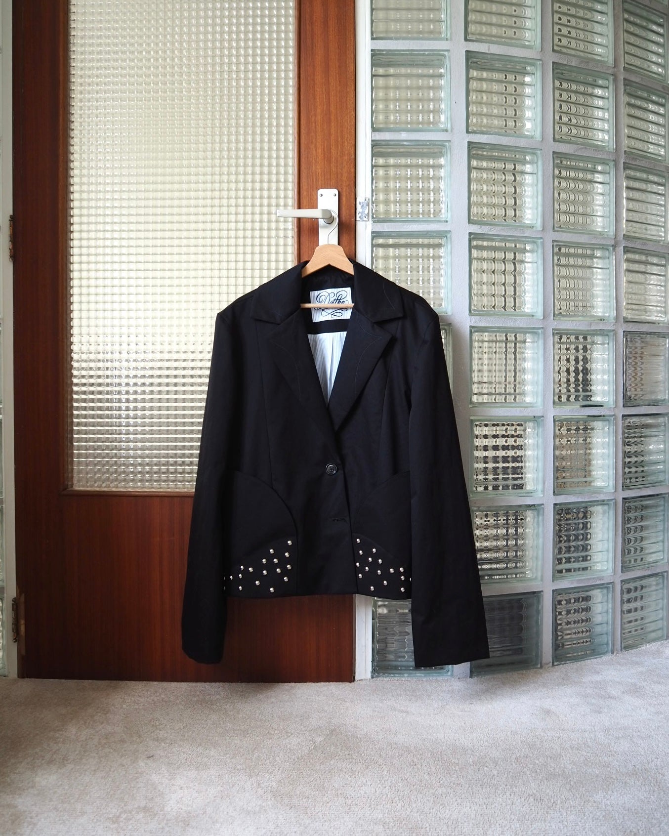 Blazer mit Nietendetails