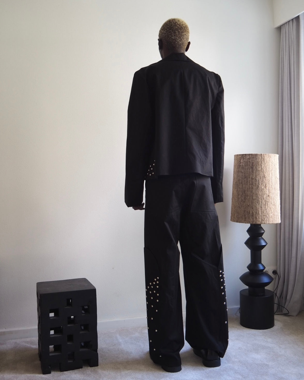 Blazer mit Nietendetails