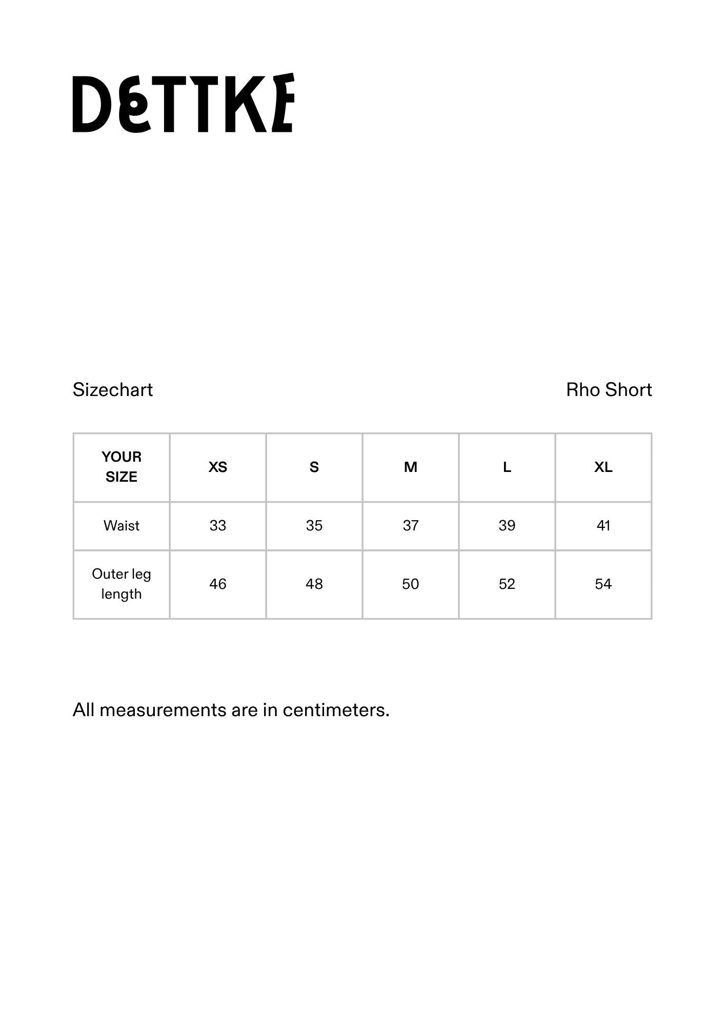 Short Rho